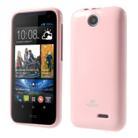 Силиконов гръб ТПУ MERCURY за HTC Desire 310 светло розов
